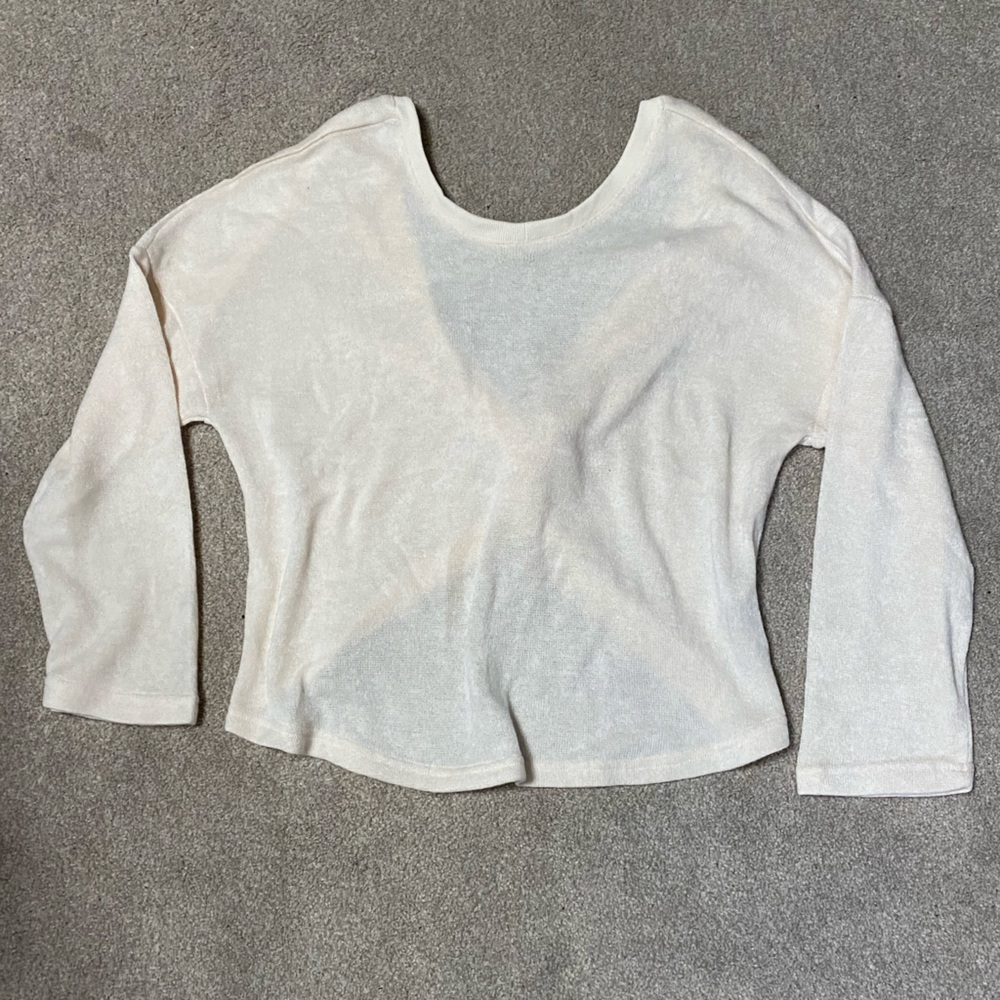 Love Riche Twist Back Sweater
